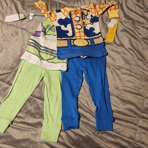 TOY STORY 2 Pair Set of Cotton Pajamas